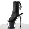 Pleaser - ADORE1018 Bottes de plateforme, Pole dance chaussures - Chaussures de pole dance - Noir/Couleur chrome Product image